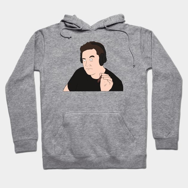 Elon Musk Weed Hoodie by Zeeph